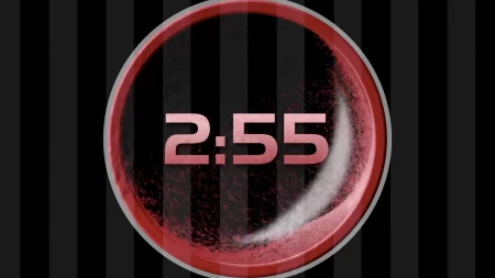 Red Ring Circle Beat and Black Gray Stripes Countdown with Music