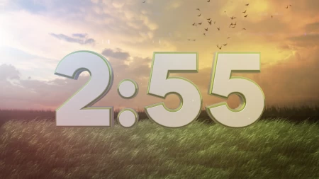 Spring Prairie Grass Field Countdown with Music