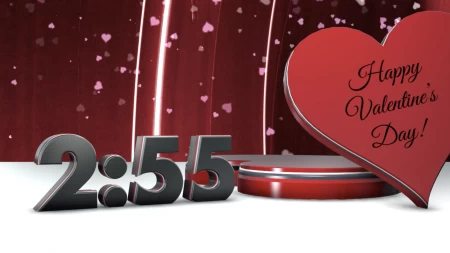 Valentines Day Countdown with Music