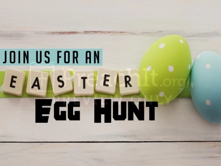 Easter Egg Hunt Blue Green