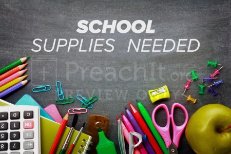 School Supplies Needed Grey