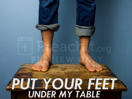 Put Your Feet Under My Table