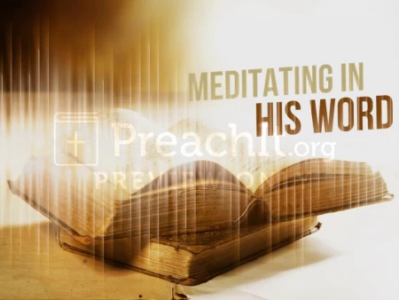 Meditating in His Word