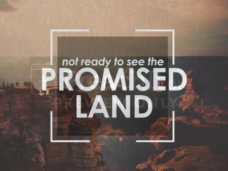Not Ready To See The Promised Land