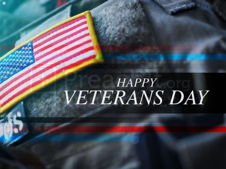 Happy Veterans Day Patch