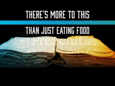 There’s More To This Than Just Eating Food