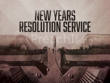 New Year’s Resolution Service