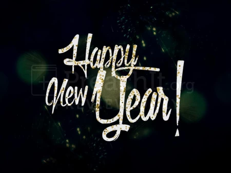 Happy New Year Green