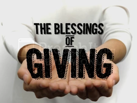 The Blessings of Giving