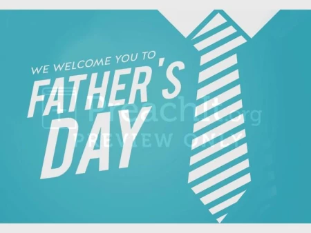 Father’s Day Welcome Light Blue