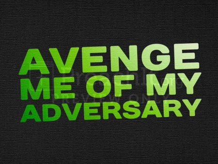 Avenge Me of My Adversary