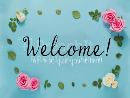 Mother’s Day Welcome Blue