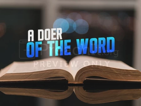 A Doer Of The Word – Handout