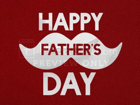 Father’s Day Red Mustache