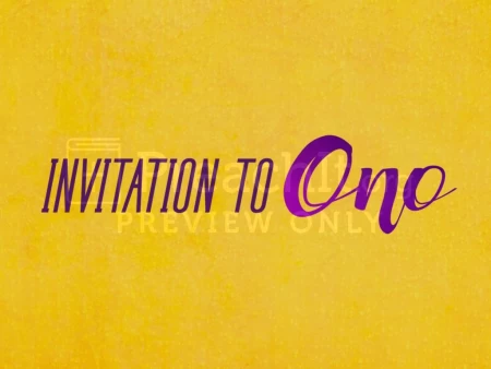 Invitation to Ono