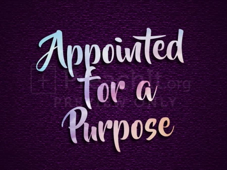 Appointed For A Purpose