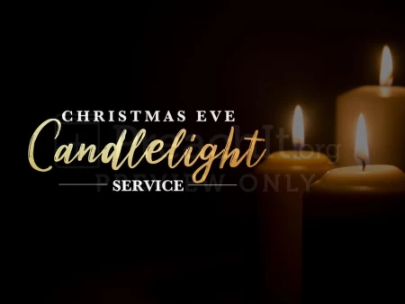 Gold Christmas Eve Candlelight Service