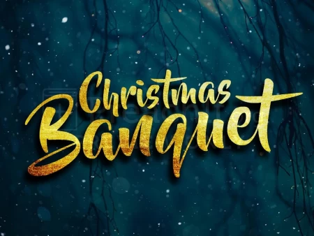 Teal Christmas Banquet