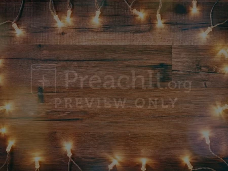 Wood Lights Christmas Worship Background