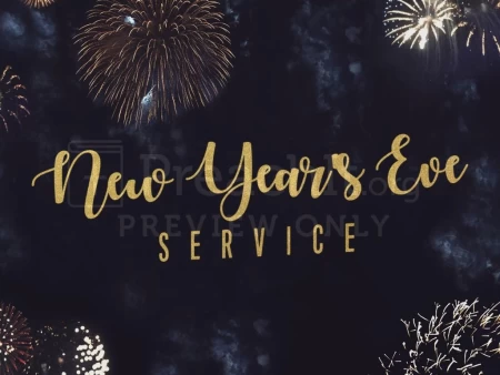 New Year’s Eve Service Navy Fireworks