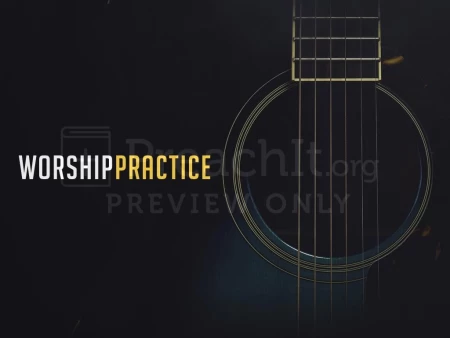 Black Guitar Worship Practice