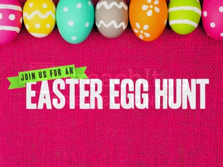 Dark Pink Easter Egg Hunt