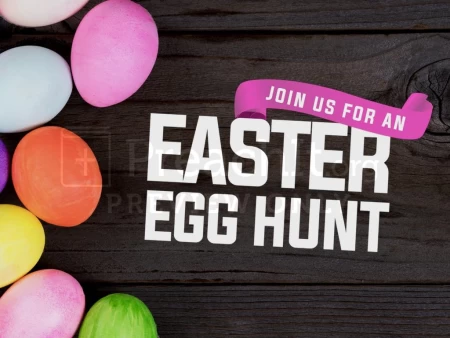 Wood Eggs Easter Egg Hunt