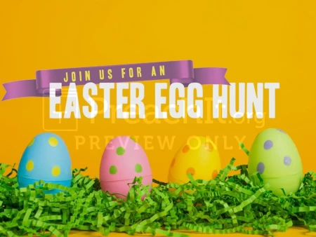 Yellow Easter Egg Hunt