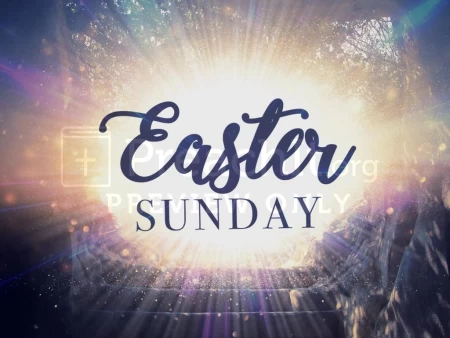 Light Burst Easter Sunday