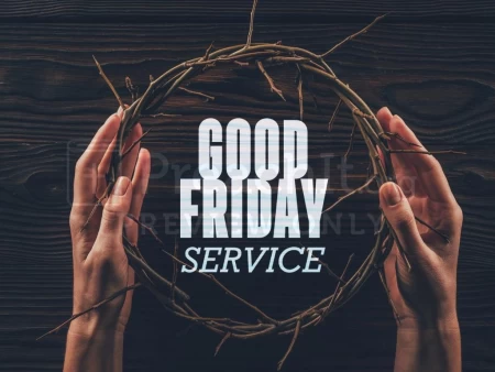 Holding Crown Good Friday Service