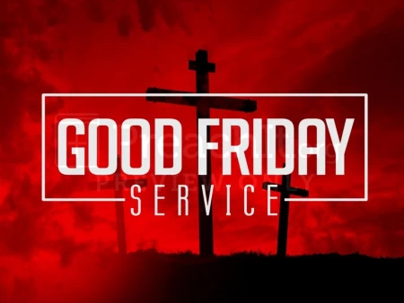 Red Good Friday Service