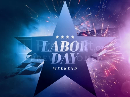 Labor Day Weekend Blue