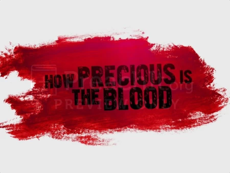 How Precious is The Blood
