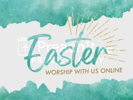 Easter Service Online Green