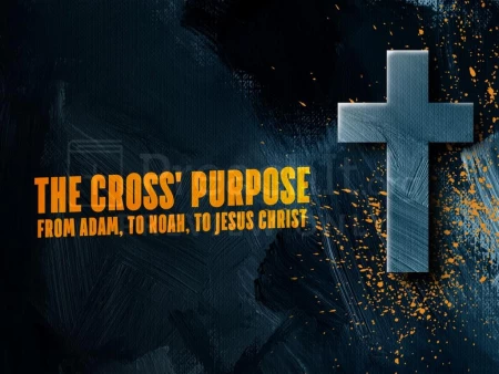The Cross’ Purpose, From Adam, To Noah To Jesus Christ