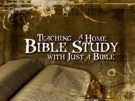 Teaching a Home Bible Study with Just a Bible