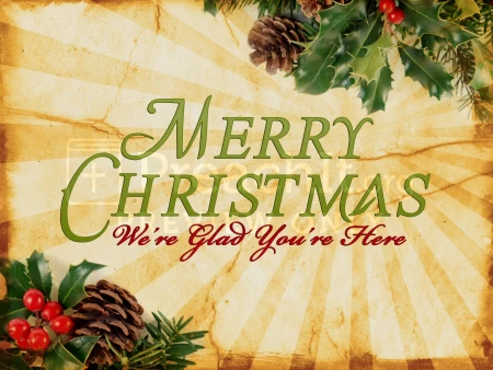 Vintage Christmas Welcome