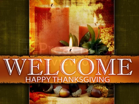 Welcome Thanksgiving Candles 2