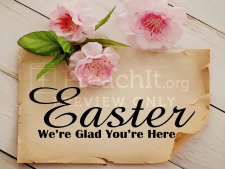 Happy Easter Paper Flowers