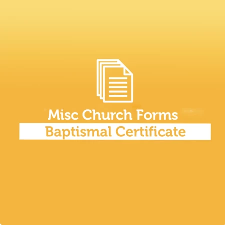 Baptismal Certificate