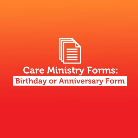 Birthday or Anniversary Form