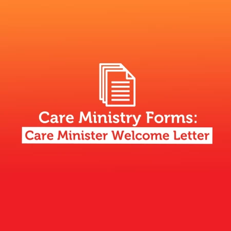 Care Minister Welcome Letter