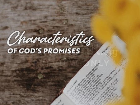 Characteristics Of God’s Promises