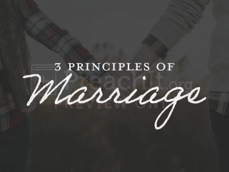 3 Principles of Marriage
