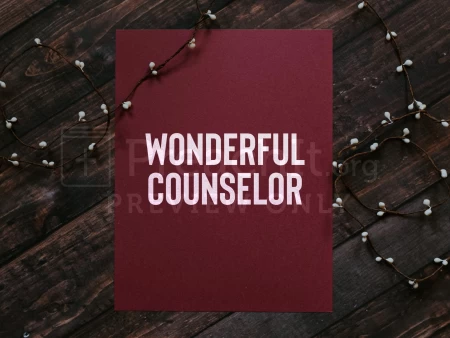 Wonderful Counselor
