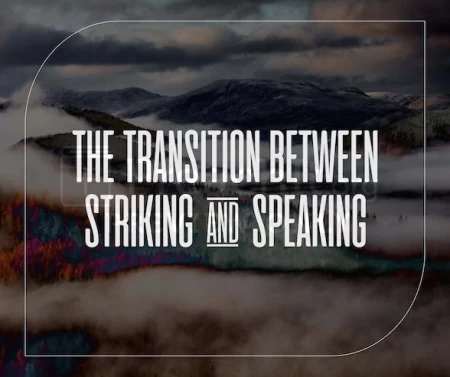 The Transition Between Striking And Speaking
